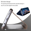 Vaku ® Vivo Y19 Mate Smart Awakening Mirror Folio Metal Electroplated PC Flip Cover