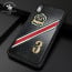 Santa Barbara Polo Club ® Apple iPhone XS Max Third Series 3D Embroidered Design Faux Leather Back Cover