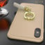 GUESS ® Apple iPhone X Premium Luther Leather 2K Gold Electroplated + inbuilt ring stand + detachable Tassels Back Case