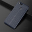Vaku ® Huawei Honor 7X Kowloon Double-Stitch Edition Silicone Leather Texture Finish Ultra-Thin Back Cover