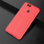 Vaku ® Huawei Honor 7X Kowloon Double-Stitch Edition Silicone Leather Texture Finish Ultra-Thin Back Cover