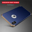 Vaku ® Apple iPhone X / XS Clint Series Ultra-thin Metal Electroplating Splicing PC Back Cover