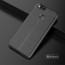 Vaku ® Huawei Honor 7X Kowloon Double-Stitch Edition Silicone Leather Texture Finish Ultra-Thin Back Cover