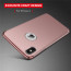 Vaku ® Apple iPhone X / XS Clint Series Ultra-thin Metal Electroplating Splicing PC Back Cover