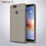 Vaku ® Huawei Honor 7X Kowloon Double-Stitch Edition Silicone Leather Texture Finish Ultra-Thin Back Cover