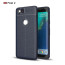 Vaku ® Google Pixel 2 Kowloon Double-Stitch Edition Silicone Leather Texture Finish Ultra-Thin Back Cover