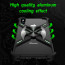 Vaku ® Apple iPhone X / XS Luminous Batmask Magnetic Metal Shock-Proof Anti-Fall Bumper Back Cover