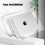 Eller Sante ® Glassinia MacBook Hardshell Protective PC case for Macbook Air 13-inch Apple M1 chip with 8-core CPU and 7-core GPU - Clear