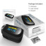 Vaku Luxos ® Pulse Oximeter Fingertip, Multipurpose Digital Monitoring Pulse Meter Rate & SpO2 with LED Digital Display [Battery included] - Black