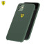 Ferrari ® For Apple iPhone 11 Liquid Silicon Velvet-Touch Silk Finish Shock-Proof Back Cover