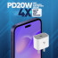Original 20W iPhone Charger + Type C to Lightning [Apple MFi Certified] Cable Combo | (5X Speed)