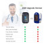 Vaku Luxos ® Pulse Oximeter Fingertip, Multipurpose Digital Monitoring Pulse Meter Rate & SpO2 with LED Digital Display [Battery included] - Black