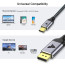 Vaku ® USB-C to Display Port 1.8M Cable - Black