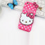 Cute Cases™ 4D Hello Kitty Design Ultra-Soft Gel Silicon Mobile Case + Kitty Pendant