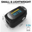 Vaku Luxos ® Pulse Oximeter Fingertip, Multipurpose Digital Monitoring Pulse Meter Rate & SpO2 with LED Digital Display [Battery included] - Black