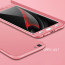 FCK ® OPPO F1S 5 IN 1 360 Series PC Case  Dual-Colour Finish 3-in-1 Ultra-thin Slim Front Case + Back Cover + Tempered Glass