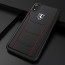 Ferrari ® Apple iPhone XR Official 488 GTB Logo Double Stitched Dual-Material Pure Leather Back Cover
