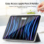VAKU ® Apple iPad Pro 12.9 Inch (2021/2020) Silicon Trifold Case with Pencil Holder
