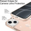 Vaku Luxos ® Apple iPhone 13 Series Star Struck Series Transparent Protective Hard Back Cover [ Only Back Cover ]