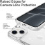 Vaku Luxos ® Apple iPhone 13 Series Star Struck Series Transparent Protective Hard Back Cover [ Only Back Cover ]