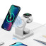 eller sante ® 3IN1 23W Magnetic Wireless Mag-Safe Charger Dock Station |Compatible with iPhone 13/12, 13/12 Pro, 13/12 Pro Max, 13/12 Mini,AirPods Pro/AirPods 2 iwatch