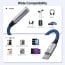 Vaku Luxos ® SonicArc Type C to 3.5mm Jack Adapter | Hi-Fi DAC (24-bit/96KHz) for Lossless Audio | Aux Converter for iPhone 16/15, Samsung, OnePlus
