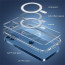 eller santé  ® For Apple iPhone 12 Mini Magsafe Clear Case [ Only Back Cover ]