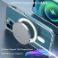 Vaku ® Apple iPhone 12 Pro Max Clarion Clear Magsafe Case [ Only Back Case ]