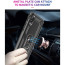 Vaku ® Samsung Galaxy M10 Hawk Ring Shock Proof Cover with Inbuilt Kickstand