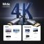 Vaku Luxos ® HOLOLINK DisplayPort to HDMI Cable 2M | Stunning 4K@60Hz | Tough Nylon Braided