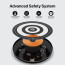 eller sante ® 15W Wireless Charger Quantum Flow Series Fast Charging Pad PD & Qi-Certified with Type C Cable