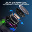 Vaku Luxos® 4-in-1 Magnetic Bluetooth Speaker 15W Wireless Charger for iPhone, iwatch & Airpods RGB Light 7 Hours Listening Time TWS Pairing Portable Phone Stand
