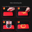 Vaku ® Apple iPhone 8 Volcano Fire Series Hot-Color Changing Infinite Thermal Sensing Technology Back Cover