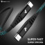 DR VAKU ® DuraTuff USB C to USB C Power Delivery MFi Certified Fast Charging Data Sync Cable for iPhone 15 Series