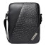 Vaku Luxos® NOIR GATOR Mini Sling Bag for Men & Women Slim Crossbody Office Messenger Shoulder Sling Bag with Adjustable Strap Suitable for College, Outdoor Travels and Business for Daily Use