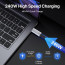 Vaku Luxos® BLAZE 1.5M 240W USB4 Type-C to Type-C Data Cable, Thunderbolt-4 40Gbps High-Speed Data Transfer, Upto 8K@60Hz Type C Display Compatible with iPhone 16, 15, Galaxy S25, S24, S23, Tablet, Laptop, eGPU