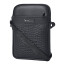 Vaku Luxos® CROC CRAFT Mini Sling Bag for Men & Women Slim Crossbody Office Messenger Shoulder Sling Bag with Adjustable Strap Suitable for College, Outdoor Travels and Business for Daily Use
