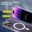 Vaku Luxos ® Glassy MagPro Clear TPU Shockproof Scratch Resistant, Slim, Thin, Military-Grade Protection Back Cover
