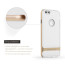 Rock ® Apple iPhone 6 / 6S Royle II Ultra-thin Dual Metal Finish Translucent Soft / Silicon Case