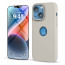Vaku Luxos ® 2In1 Combo Apple iPhone 14 Plus Liquid Silicone Logo-Cut Soft Anti-Scratch Back Cover with 3D Tempered Glass