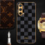 Vaku ® OnePlus Nord CE Cheron Series Leather Stitched Gold Electroplated Soft TPU Back Cover