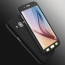 i-Paky ® Samsung Galaxy J5 (2016) 360 Full Protection Metallic Finish 3-in-1 Ultra-thin Slim Front Case + Tempered + Back Cover