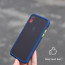 Vaku ® Apple iPhone XR Translucent Armor Case with 3 sets of Colored buttons PC Back cover
