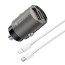 Vaku ® Fast Car Charger with Power Delivery - Quick Charge iPhone, Samsung & All Android Devices