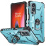 Vaku ® OnePlus Nord 2 Knight Armor Ring Shock Proof Cover with Inbuilt Kickstand