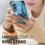 Vaku ® OnePlus Nord 2 Knight Armor Ring Shock Proof Cover with Inbuilt Kickstand