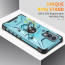 Vaku ® OnePlus Nord 2 Knight Armor Ring Shock Proof Cover with Inbuilt Kickstand