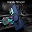 Vaku ® Vivo Y27 Astor Military Grade Armor Protective Case with Ring Bracket Kickstand Back cover