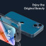 Vaku Luxos ® 2In1 Combo Apple iPhone 14 Plus Glassy Clear TPU Shockproof  Cover with 3D Tempered Glass