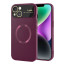 Vaku ® Apple iPhone 14 Premium Polarized Leather Texture Full Lens Protection Silicon Back Cover Case